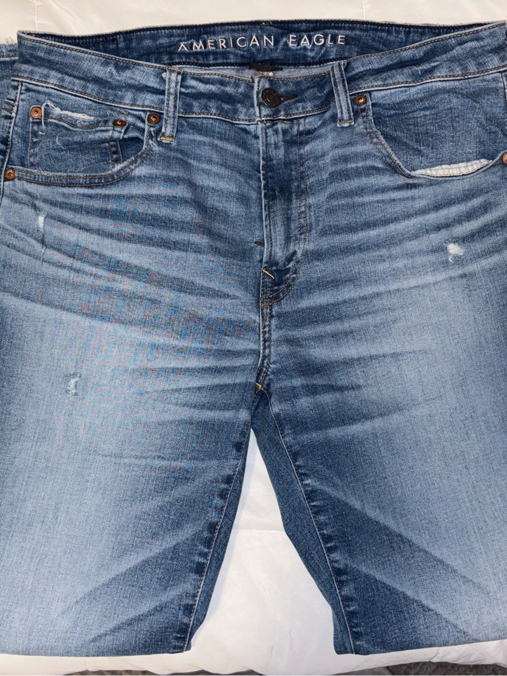American Eagle Outfitters Men’s Light Blue Bootcut Jeans